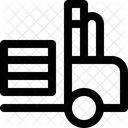 Gabelstapler Paletten Lager Symbol