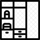 Armario Sala Moveis Ícone