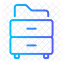Gabinete De Llenado Mesa Auxiliar Cajon Icon
