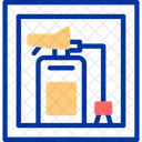 Gabinete de extintor de incêndio  Ícone