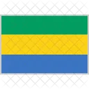 Gabon Flag Country Icon