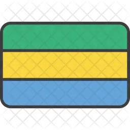 Gabon Flag Icon