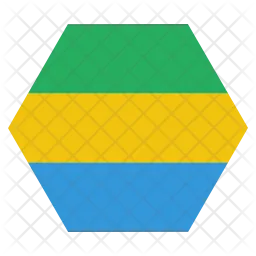 Gabon Flag Icon