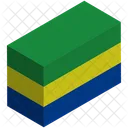 Flag Country Gabon Icon