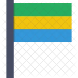 Gabon Flag Icon