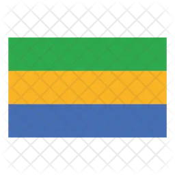 Gabon Flag Icon