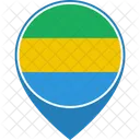 Gabon Flag World Icon