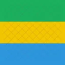 Gabon Flag World Icon
