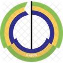 Gabon Country Flag Icon