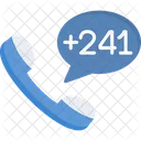 Gabon Dial Code  Icon
