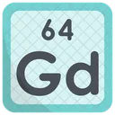 Gadolinium Periodic Table Chemists Icon