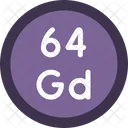 Gadolinium Periodic Table Chemistry Icon