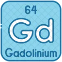 Gadolinium Chemistry Periodic Table Icon