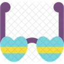 Gafas Gafas De Fiesta Gafas De Corazon Icon