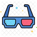 Gafas 3d  Icono