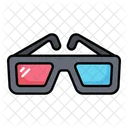 Gafas 3d  Icono