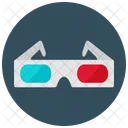 Gafas 3d  Icono