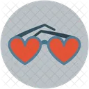 Gafas Corazon En Forma Icon