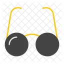 Gafas Vintage Elegantes Y Brillantes Icono