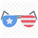 Gafas bandera america  Icono