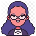 Gafas chica  Icono