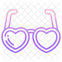 Gafas De Corazon Icono