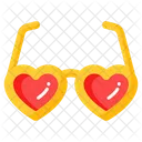 Gafas de corazon  Icono