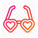 Gafas De Corazon Gafas Amor Icono