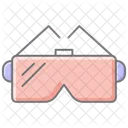 Gafas De Seguridad Impresionante Icono De Color Lineal Icono