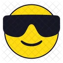 Gafas De Sol Emoji Emocion Icono