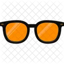 Gafas De Sol Braille Ilustracion Icono