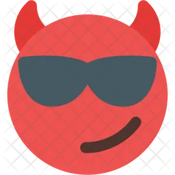 Gafas de sol diablo Emoji Icono