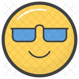 Emoticon de gafas de sol Emoji Icono