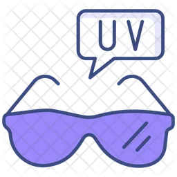 Gafas de protección uv  Icono