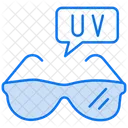 Gafas de protección uv  Icono