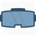 Pantalla Montada En La Cabeza Dispositivo Montado En La Cabeza Realidad Virtual Icono