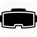 Pantalla Montada En La Cabeza Dispositivo Montado En La Cabeza Realidad Virtual Icon