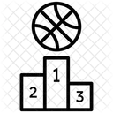 Podium Des Gagnants Podium De Basket Ball Classement Sportif Icône