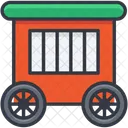 Circo Carrinho Carrinho Ícone
