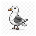 Passaro Gaivota Animal Ícone