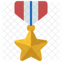 Bravura Cruz Medalha Icon