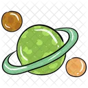 Galaxie Umlaufbahn Planet Symbol