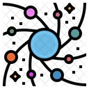 Galaxie Weltraum Wissenschaft Symbol