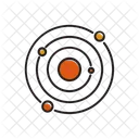 Mond Weltraum Satellit Symbol