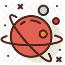 Galaxie Planet Erde Symbol
