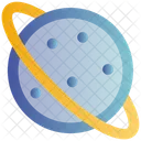 Space Planet Saturn Icon