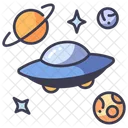 Universe Space Ufo Icon