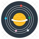 Galaxy Orbit Planet Icon