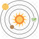 Galaxy Universe Planets Icon