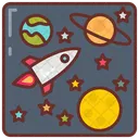 Galaxy Milky Way Cosmos 아이콘